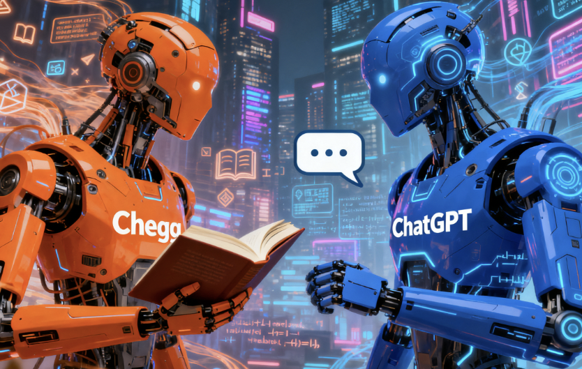 Chegg vs ChatGPT: How AI Is Disrupting Online Education in 2025