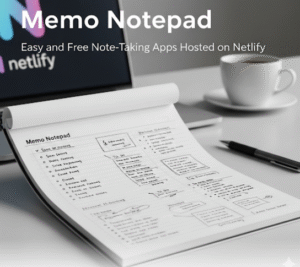 Memo Notepad: Easy and Free Note-Taking Apps Hosted on Netlify