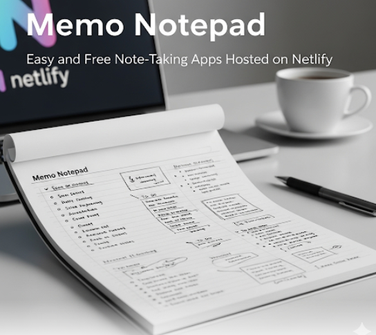 Memo Notepad: Easy and Free Note-Taking Apps Hosted on Netlify